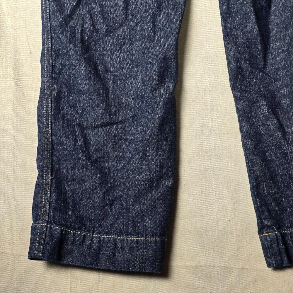 Lauren Jeans  Co Womens 2 Mid Rise Denim Blue Dark Straight Zip‎ Pants - Picture 13 of 16